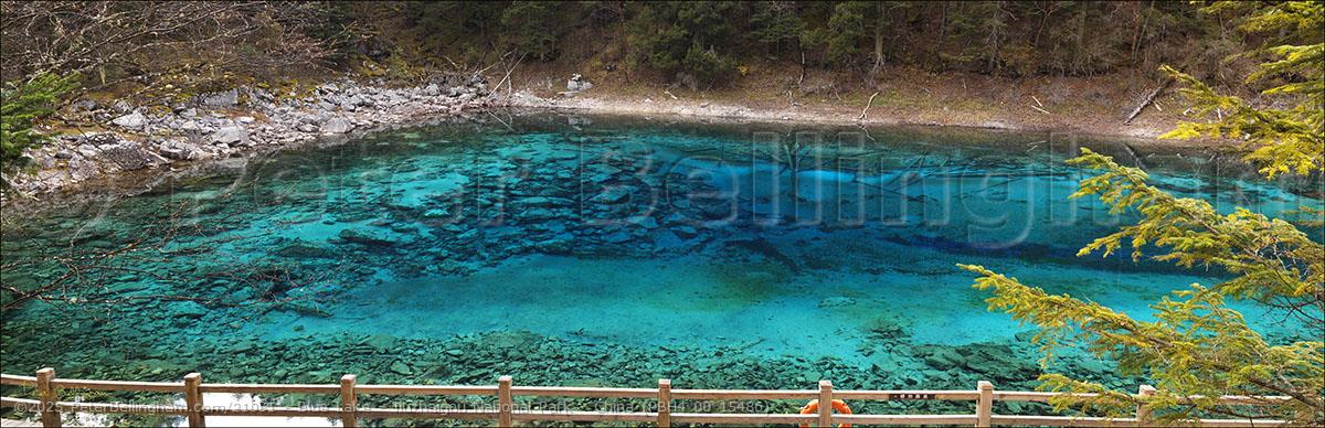 Peter Bellingham Photography Blue Lake - Jiuzhaigou National Park - China (PBH4 00 15486)